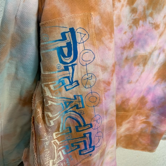 The People of the Labyrinths Tie Dye Zip Hoodie - Picture 8 of 8